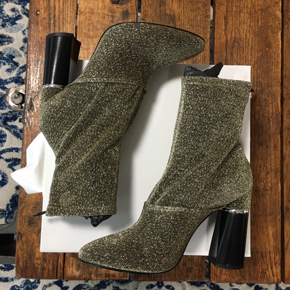 3.1 Philip Lim Gold Ankle Boot NIB! - Picture 5 of 8